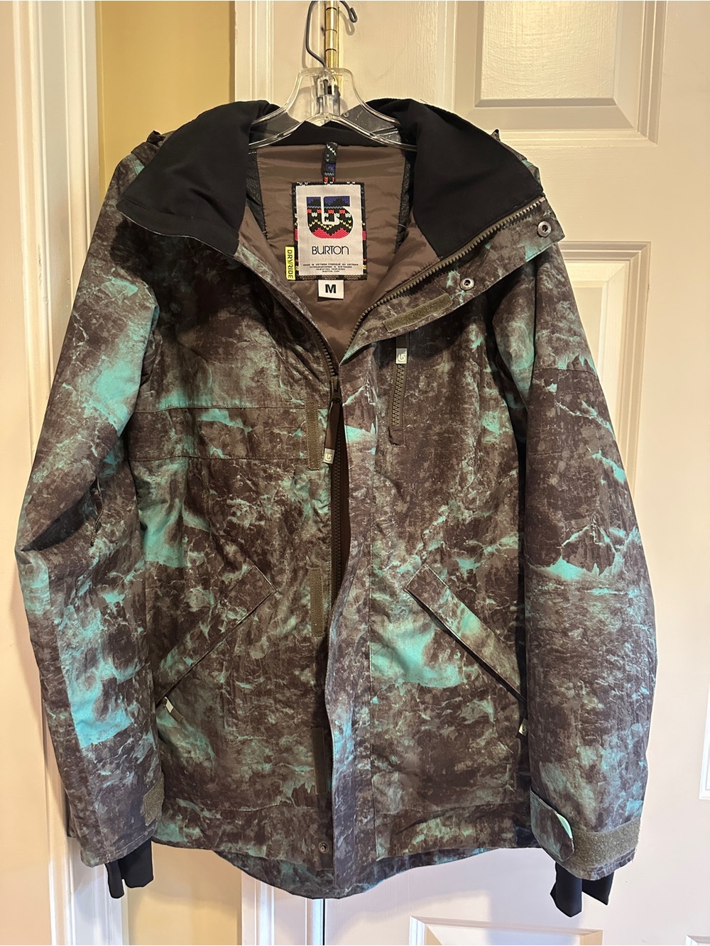 Burton Women’s Eclipse DRYRIDE Snowboard Jacket M Teal Black